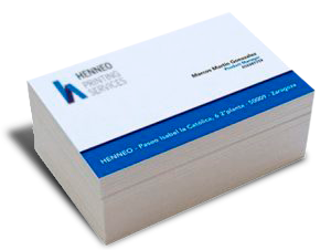 Material gráfico, tarjetas de visita Henneo Printing Services Material gráfico, tarjetas de visita Henneo Printing Services
